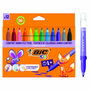 Bic Kids Comfort Jumbo Pack de 12 Rotuladores con Tinta Lavable