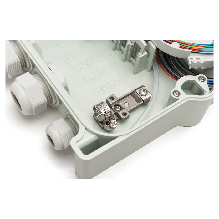 Digitus FTTH Box bestückt OS2 12Fasern LC/PC Blanco Digitus FTTH Box bestückt OS2 12Fasern LC/PC Blanco