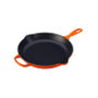 Le Creuset Sartén multiuso de hierro fundido 23 cm, Rojo/Negro