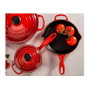 Le Creuset Sartén multiuso de hierro fundido 23 cm, Rojo/Negro