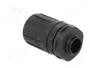 HELLERMANNTYTON Conector final recto HelaGuard M12 negro