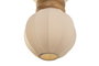 DKD Home Decor Lámpara de Techo de Fibra Bolas Blanco