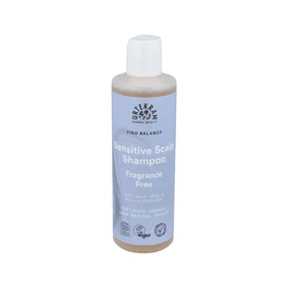 URTEKRAM Champú Sin Fragancia para Cuero Cabelludo Sensible 250 ml - Con Aloe Vera, Cosmética Natural Certificada COSMOS ORGANIC, Vegano