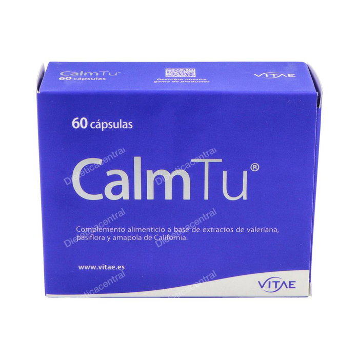 Vitae Calm Tu - Suplemento de Valeriana, Pasiflora y Amapola de California para la Relajación y el Sueño - 60 Cápsulas Vitae Calm Tu - Suplemento de Valeriana, Pasiflora y Amapola de California para la Relajación y el Sueño - 60 Cápsulas