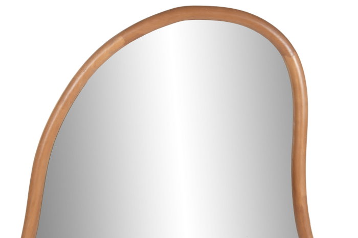 DKD Home Decor Espejo Moderno de Hevea y Cristal 70x110 cm DKD Home Decor Espejo Moderno de Hevea y Cristal 70x110 cm