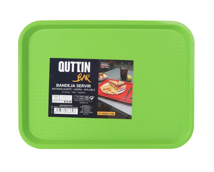 My Bar Bandeja Plástico para Servir 41.5 cm x 30.5 cm Surtido (24 Unidades)