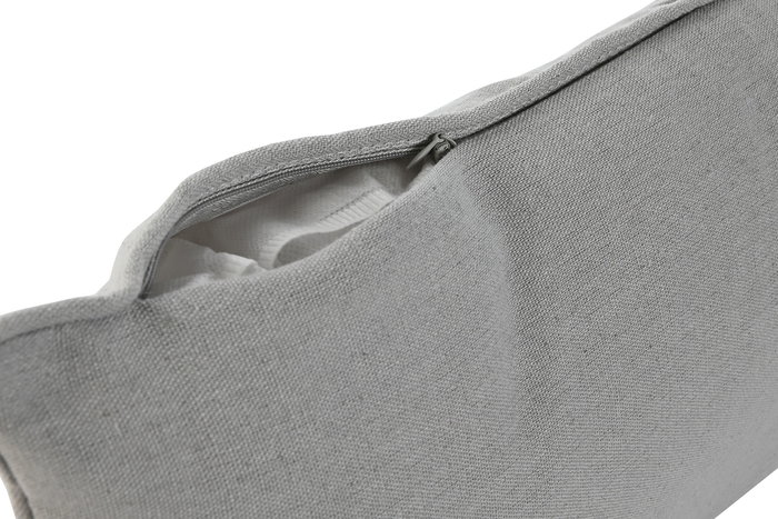 DKD Home Decor Cojín Urban Gris Claro 8 x 30 x 50 cm (2 Unidades) Algodón Poliéster