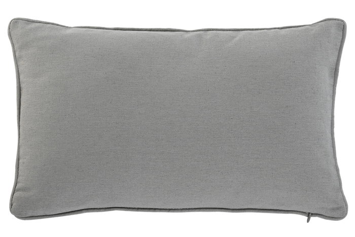 DKD Home Decor Cojín Urban Gris Claro 8 x 30 x 50 cm (2 Unidades) Algodón Poliéster