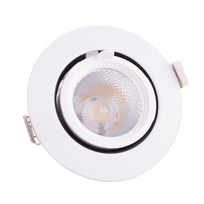 Foco Downlight LED 7W 1050Lm 4000ºK Circular Orientable Blanco Natural