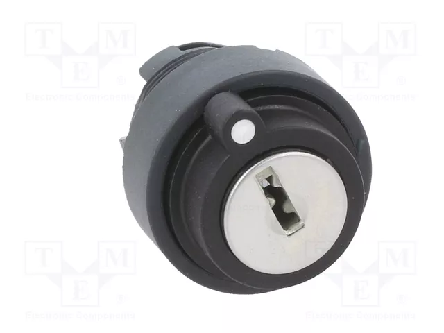 SCHNEIDER ELECTRIC Interruptor Rotativo con Llave Harmony XAC Negro 22mm SCHNEIDER ELECTRIC Interruptor Rotativo con Llave Harmony XAC Negro 22mm