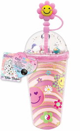 HOT FOCUS Taza Divertida con Pompones Groovy Flower