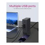 ICY BOX IB-DK2262AC Docking Station USB-C 16-in-1 con PD 55W, 4K 60Hz, Gigabit Ethernet, 3 Pantallas, Lector de Tarjetas, Aluminio Antracita
