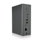 ICY BOX IB-DK2262AC Docking Station USB-C 16-in-1 con PD 55W, 4K 60Hz, Gigabit Ethernet, 3 Pantallas, Lector de Tarjetas, Aluminio Antracita