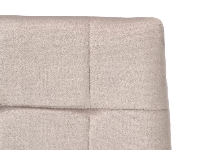 Giftdecor Silla Respaldo Alto Terciopelo Gris 64 x 43 x 95 cm (Set de 4)