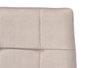 Giftdecor Silla Respaldo Alto Terciopelo Gris 64 x 43 x 95 cm (Set de 4)