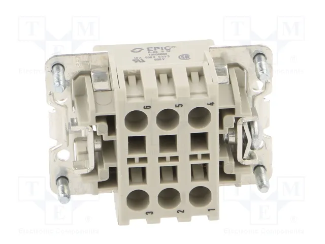 LAPP EPIC H-BE Conector HDC Macho de 6 Pines