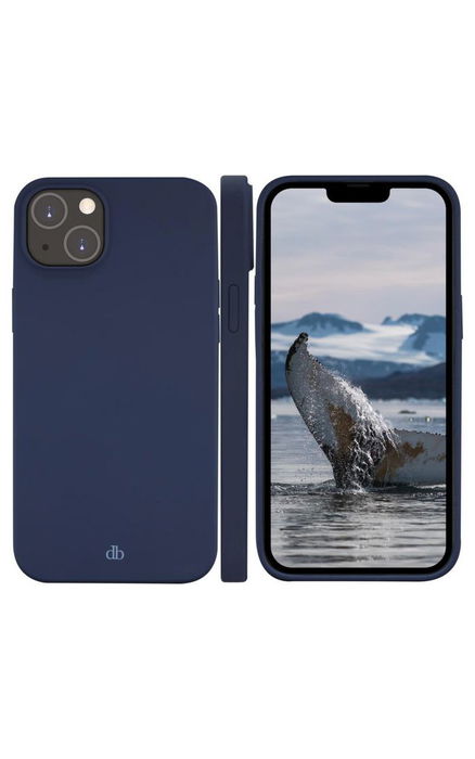 dbramante1928 Funda Monaco para iPhone 14 Pro Max Pacific Blue - Protección Impacto 3 Capas, MagSafe, Silicona Reciclada