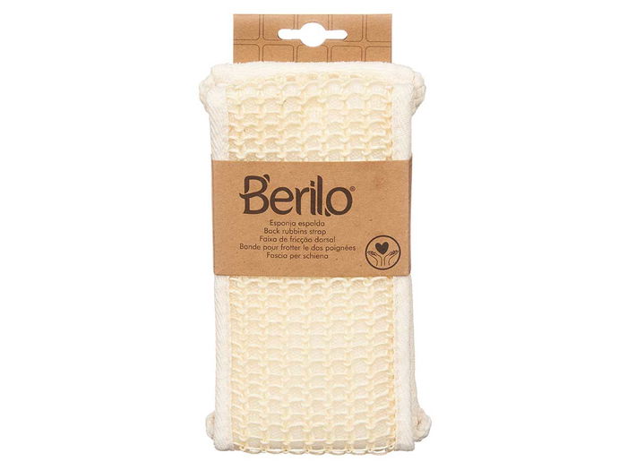 Berilo Cinta Frotaespaldas Trenzado C Asas 20 cm x 11 cm Blanco (Set de 24)