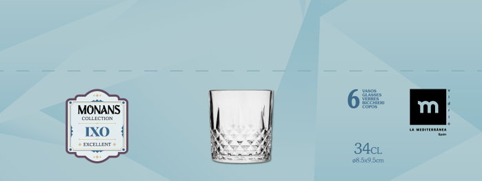 La Mediterranea Vaso Monans Ixo 34cl MD