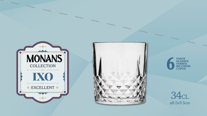 La Mediterranea Vaso Monans Ixo 34cl MD