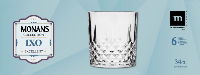 La Mediterranea Vaso Monans Ixo 34cl MD