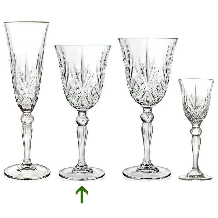 Rcr Cristalleria IT Copa 210 Ml Mm Melodia LUXION eco-crystal glass 190 mm (6 Unidades)