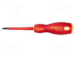 NEO TOOLS Destornillador aislado PlusMinus PZ1/SL 80mm