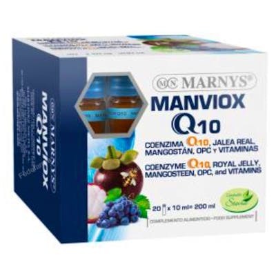 MARNYS Q10 20Viales Nutricosmético Antiedad para Combatir Radicales Libres y Reducir Signos Visibles de la Edad MARNYS Q10 20Viales Nutricosmético Antiedad para Combatir Radicales Libres y Reducir Signos Visibles de la Edad