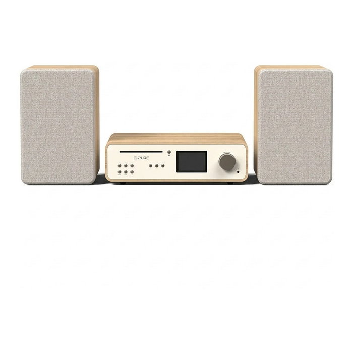 PURE Classic Stereo Microcadena Musical Domestic 50W WiFi Bluetooth Roble y Blanco EU/UK PURE Classic Stereo Microcadena Musical Domestic 50W WiFi Bluetooth Roble y Blanco EU/UK