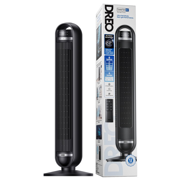DREO Ventilador tipo torre DR-HTF014 Negro 92cm DREO Ventilador tipo torre DR-HTF014 Negro 92cm