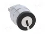 SCHNEIDER ELECTRIC Interruptor rotativo con llave Harmony XB4 22mm Negro