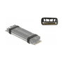 DeLOCK Anillo de goma para montaje de SSD M.2 y disipador de calor, Negro, 10 piezas