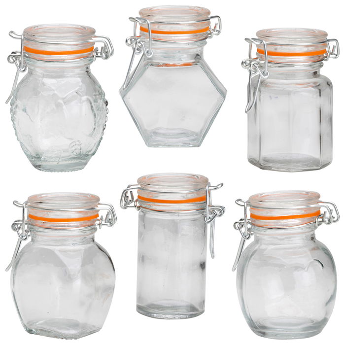 Cook Concept Bote Conserva Cristal Con Tapa 9 cm, Ideal Para Confituras Y Caramelos