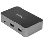 StarTech.com HB31C2A1CGS Hub USB-C de 3 Puertos con Gigabit Ethernet, USB 3.2 Gen 2 10Gbps, 2x USB-A, 1x USB-C, Alimentado para Mac/Windows, Cable 1m