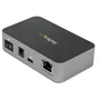 StarTech.com HB31C2A1CGS Hub USB-C de 3 Puertos con Gigabit Ethernet, USB 3.2 Gen 2 10Gbps, 2x USB-A, 1x USB-C, Alimentado para Mac/Windows, Cable 1m