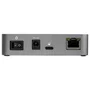 StarTech.com HB31C2A1CGS Hub USB-C de 3 Puertos con Gigabit Ethernet, USB 3.2 Gen 2 10Gbps, 2x USB-A, 1x USB-C, Alimentado para Mac/Windows, Cable 1m