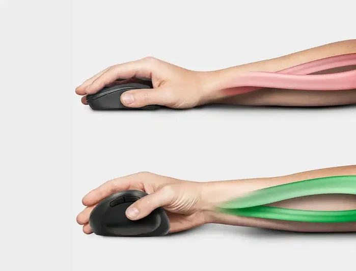 Q-connect Ratón Óptico Inalámbrico Ergonómico Vertical Negro Q-connect Ratón Óptico Inalámbrico Ergonómico Vertical Negro