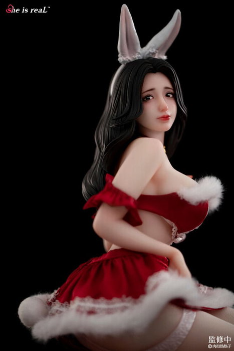 Original Character Estatua PVC 1/5 She is real Rou Kou Re Re Zi 33 cm