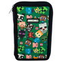 MANENTI Bolsa cremallera triple Characters Minecraft 20x13,5x6,5cm