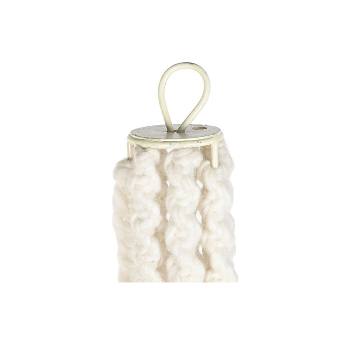 DKD Home Decor Lámpara de Pie de Lana Hecha a Mano Boho