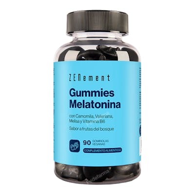 ZENEMENT Melatonina Gominolas 90Gummies, Ayuda a Conciliar el Sueño y Alivia el Jet Lag, Veganas Sin Gluten ZENEMENT Melatonina Gominolas 90Gummies, Ayuda a Conciliar el Sueño y Alivia el Jet Lag, Veganas Sin Gluten