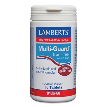 LAMBERTS MULTI-GUARD iron free 60 comprimidos