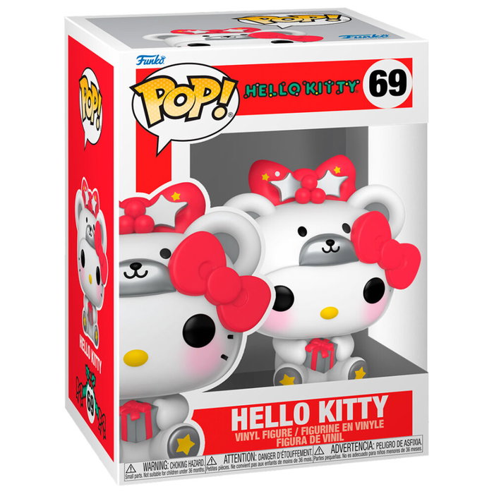 Funko Figura POP Sanrio Hello Kitty Polar Bear Vinilo 9cm