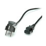 ROLINE Cable de alimentación 1,8 m IEC320 C13 - CEE 7/7 Negro