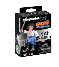 Playmobil Naruto Shippuden Uchiha Sasuke con Espada Ninja Figura de Colección por el 20 Aniversario del Anime