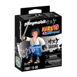 Playmobil Naruto Shippuden Uchiha Sasuke con Espada Ninja Figura de Colección por el 20 Aniversario del Anime