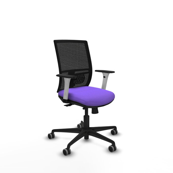 PIQUERAS Y CRESPO Silla de oficina Yunquera Lila/Negro con Mecanismo Sincro/Traslack PIQUERAS Y CRESPO Silla de oficina Yunquera Lila/Negro con Mecanismo Sincro/Traslack