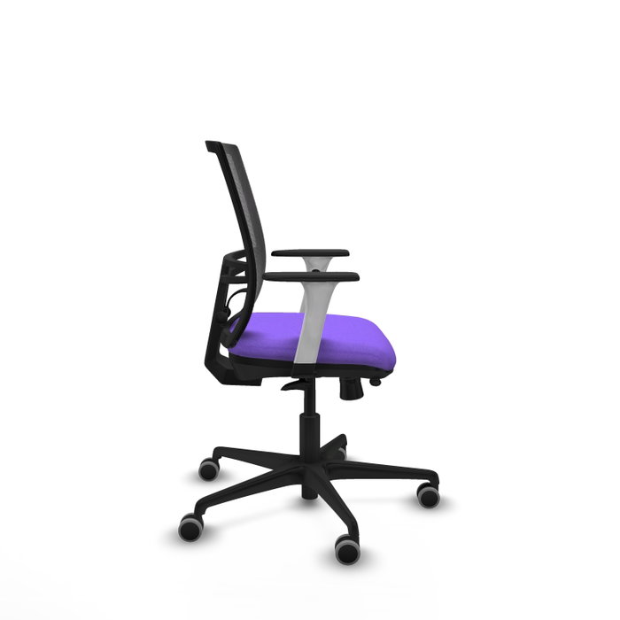 PIQUERAS Y CRESPO Silla de oficina Yunquera Lila/Negro con Mecanismo Sincro/Traslack PIQUERAS Y CRESPO Silla de oficina Yunquera Lila/Negro con Mecanismo Sincro/Traslack