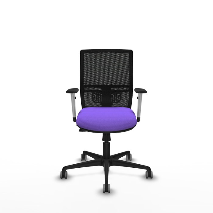 PIQUERAS Y CRESPO Silla de oficina Yunquera Lila/Negro con Mecanismo Sincro/Traslack PIQUERAS Y CRESPO Silla de oficina Yunquera Lila/Negro con Mecanismo Sincro/Traslack