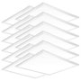 Pack 10 Panel LED 40W 60x60cm Blanco Frío 6000K Enrejado UGR19 Flicker Free
